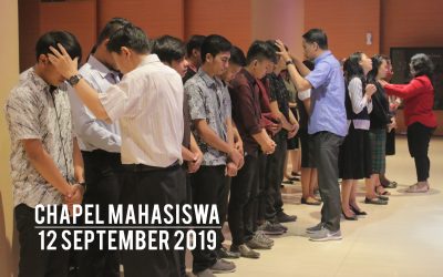 Chapel Mahasiswa 12 September 2019