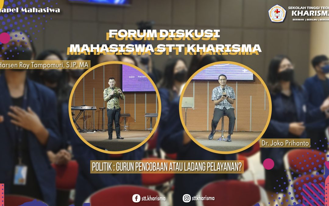 Forum Diskusi Mahasiswa STT Kharisma 2 Maret 2023